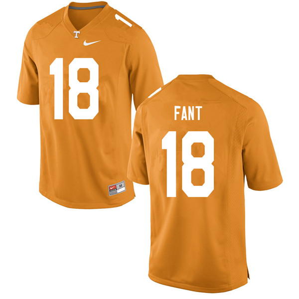 Men #18 Princeton Fant Tennessee Volunteers College Football Jerseys Sale-Orange